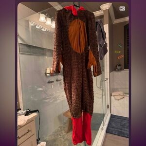 turkey Costume onesie LARGE